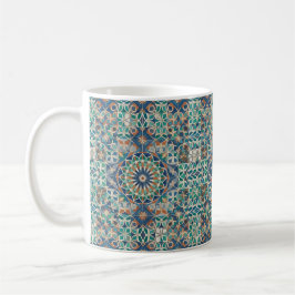 Marokkanisches Zellige-Fliesenmuster Kaffeetasse