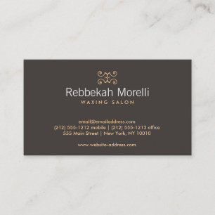 MAROKKANN BLÜHT in WARMTH Business Card Visitenkarte