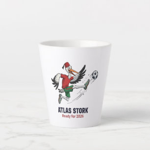 Marokko 2026 Atlas-Storch Fußball-Maskottchen – Sp Milchtasse