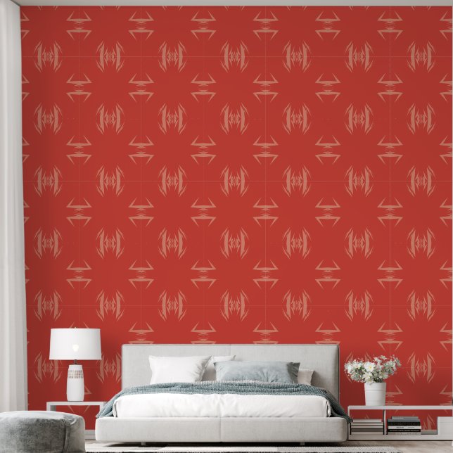 Marokko 2 Farben Tapete (Schlafzimmer)