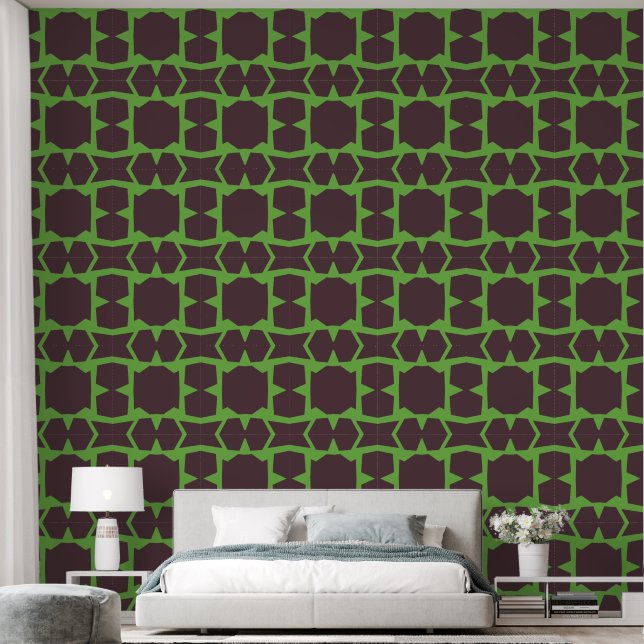 Marokko 2 Farben Tapete (Schlafzimmer)