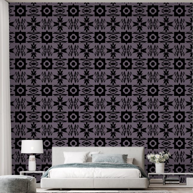 Marokko 2 Farben Tapete (Schlafzimmer)