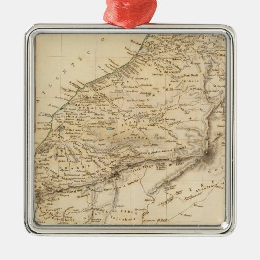 Marokko 2 silbernes ornament (Vorne)