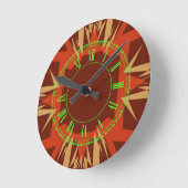 Marokko 3 Farben Runde Wanduhr (Winkel)