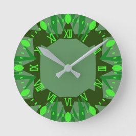 Marokko 3 Farben Runde Wanduhr