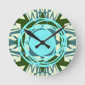 Marokko 3 Farben Runde Wanduhr (Vorderseite)