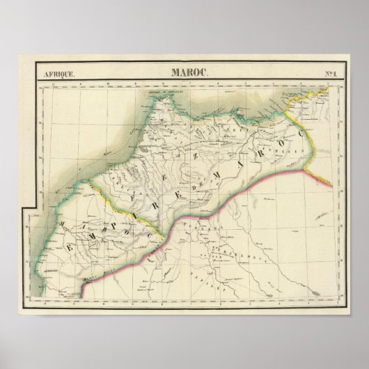 Marokko, Afrika Poster (Vorne)