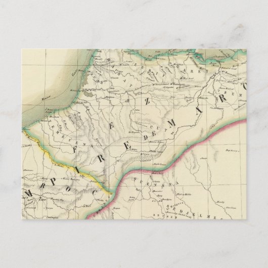 Marokko, Afrika Postkarte (Vorderseite)