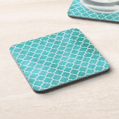 MAROKKO AQUAMARIN GETRÄNKEUNTERSETZER (Linke Seite)