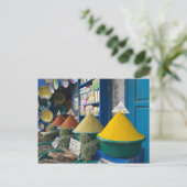 MAROKKO, Atlantikküste, ESSAOUIRA: Gewürzmarkt Postkarte (Stehend Vorderseite)