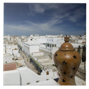 MAROKKO, Atlantikküste, ESSAOUIRA: Hohe Aussichte Fliese