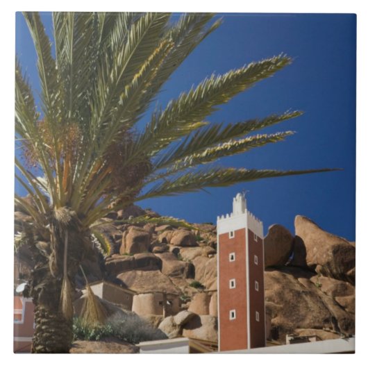 MAROKKO, Atlas-Bekämpfung, TAFRAUTE-Bereich: ADAI, Fliese (Vorderseite)