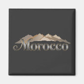 Marokko Atlas Mountains Magnet (Vorne)