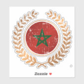 Marokko Aufkleber (Blatt)