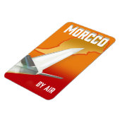 Marokko aus der Luft Magnet (Linke Seite)