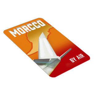 Marokko aus der Luft Magnet