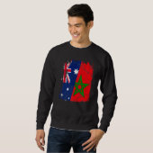 Marokko - Australische Flagge Sweatshirt (Vorne ganz)