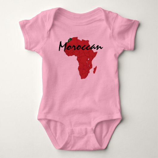 Marokko Baby Strampler (Vorderseite)