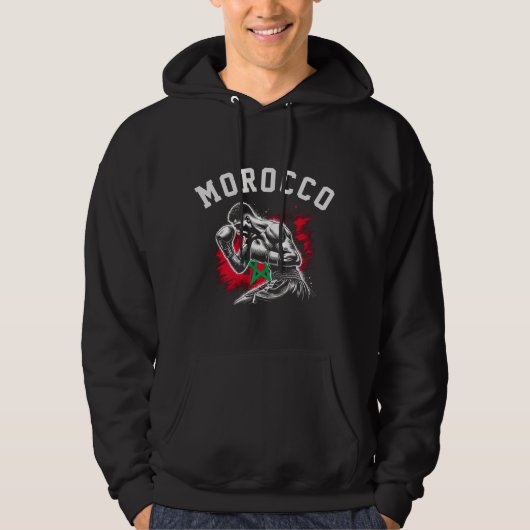 Marokko Boxer Hoodie (Vorderseite)