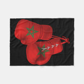 Marokko Boxhandschuhe Flaggenpreis Marokkanisches Fleecedecke (Vorderseite (Horizontal))