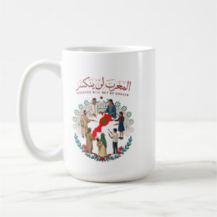 Marokko bricht nie kaffeetasse