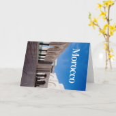 Marokko | Casablanca | marokkanische Küche | Straß Karte (Gelbe Blume)