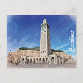 Marokko Casablanca Moschee Hassan 2 Islamisch Postkarte