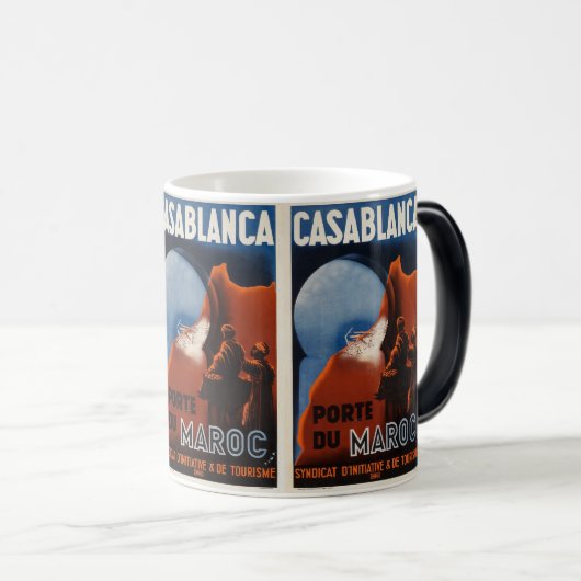 Marokko Casablanca Travel Holiday North Africa Verwandlungstasse (VorderseiteRechts)