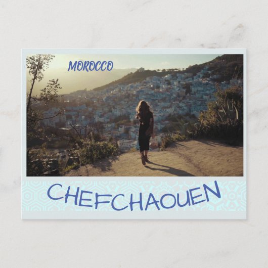 Marokko Chefchaouen Postkarte (Vorderseite)