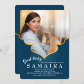 Marokko Cutout Foto Einladung (Vorne/Hinten)