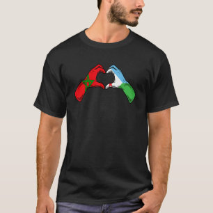 Marokko Dschibuti-Flagge - Marokkanisches Dschibut T-Shirt
