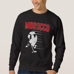 Marokko Eishockey   Marokkanische Hockey-Mannschaf Sweatshirt