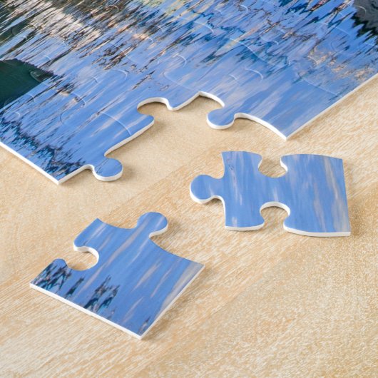 Marokko Essaouiras farbenfrohe Fischerboote Puzzle (Seite)