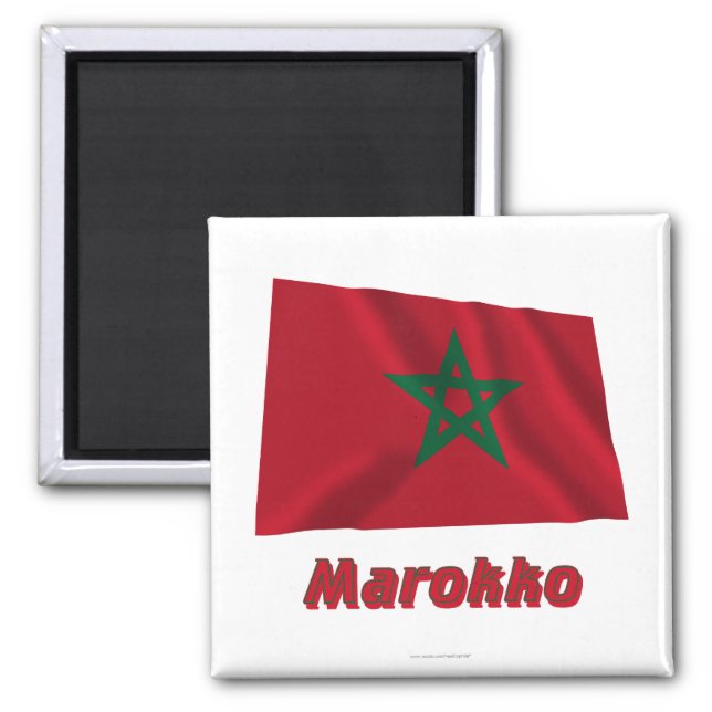 Marokko Fæmit Namen Magnet (Vorne)