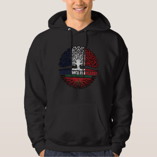 Marokko Fahne de France Tree Roots Hoodie