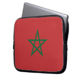 Marokko Fahne Laptop Sleeve (Vorderseite Links)