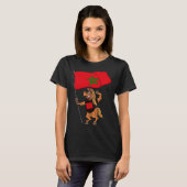 Marokko Fan-Pferd T-Shirt (Vorne ganz)