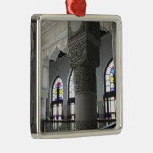 MAROKKO, FES: Fes El, Bali (Old Fes), Riad Fes Silbernes Ornament (Rechts)