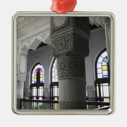 MAROKKO, FES: Fes El, Bali (Old Fes), Riad Fes Silbernes Ornament (Vorne)