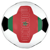 Marokko Flag Adortable Patriotic Fußball (Gedreht)
