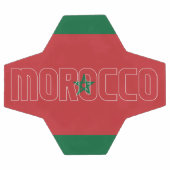 Marokko Flag Adortable Patriotic Fußball (Flach)