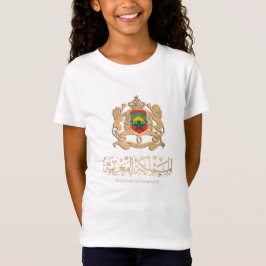 MAROKKO-FLAG FÜR GOLDEMBLEM ش ع ا ر ل م ا غ T-Shirt