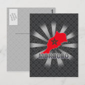 Marokko Flag Karte 2.0 (Vorne/Hinten)