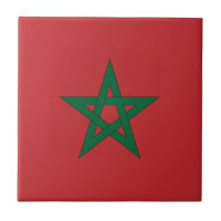 Marokko Flag Tile