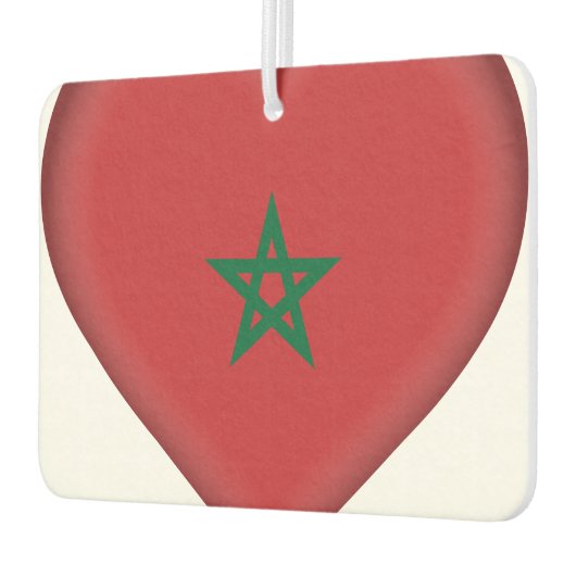 Marokko-Flagge Autolufterfrischer (Links)