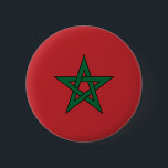 Marokko-Flagge Button<br><div class="desc">Marokko-Flagge; Marokkanisch;</div>
