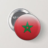 Marokko-Flagge Button (Vorne & Hinten)