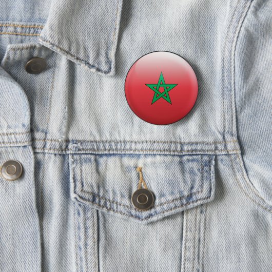 Marokko-Flagge Button (Beispiel)