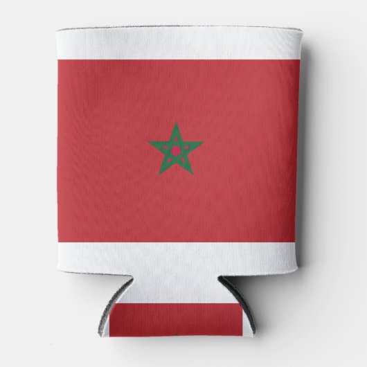 Marokko-Flagge Dosenkühler (Vorderseite)