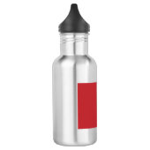 Marokko-Flagge Edelstahlflasche (Links)